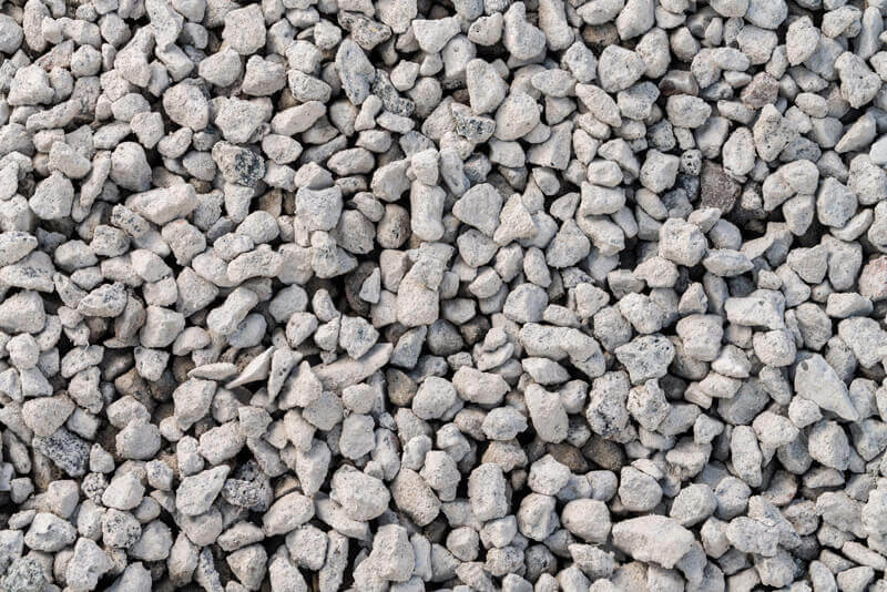 Three-quarter-inch stone